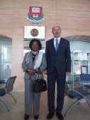 A visita da Embaixadora de Angola na Universidade de Miskolc